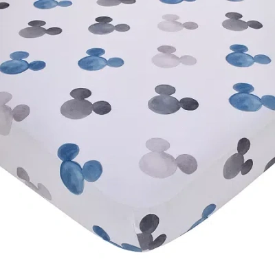 Disney Collection Mickey Mouse Crib Sheet In Multi
