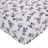 Disney Collection Mickey Mouse Crib Sheet In Gray