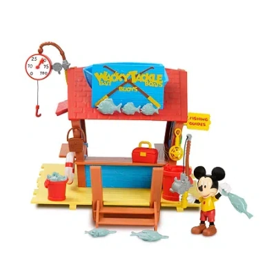 Disney Collection Mickey Mouse Fishing Set Mickey Mouse Toy Playset In Transparent