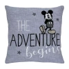 Disney Collection Mickey Mouse Square Throw Pillow In Blue