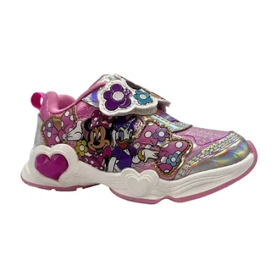 Disney Babies' Collection Minnie And Daisy Toddler Girls Sneakers In Pink