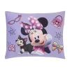 Disney Collection Minnie Mouse Rectangular Throw Pillow In Purple