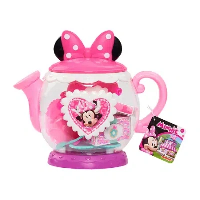 Disney Collection Minnie Mouse Teapot Toy Playset In Transparent