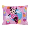 Disney Collection Minnie Mouse Throw Pillow In Pink