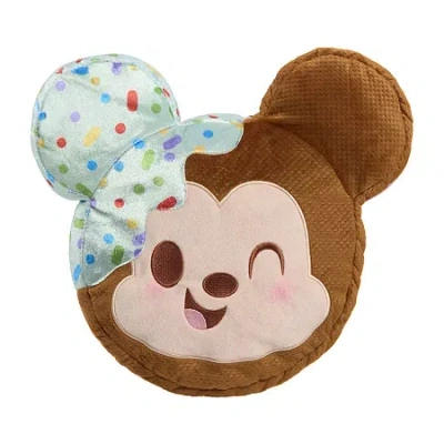 Disney Collection Munchlings 10" Mint Dipped Ice Cream Sandwich Scented" Mickey Mouse Stuffed Animal In Transparent