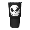 Disney Collection Nightmare Before Christmas Big Face Jack 27 oz Stainless Steel Travel Mug In Black