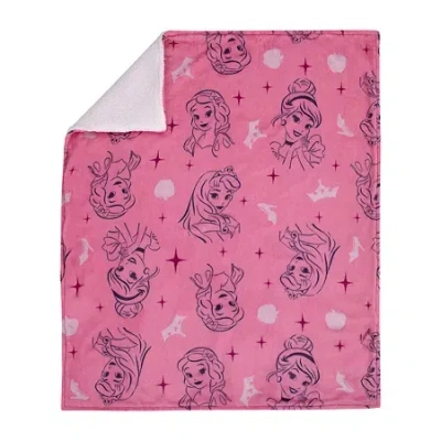 Disney Collection Princess Baby Blanket In Brown