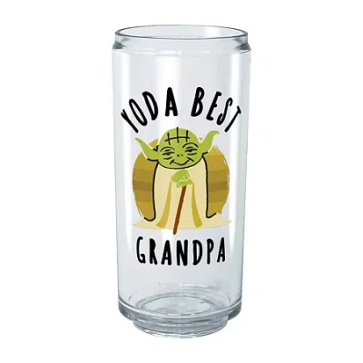 Disney Collection Star Wars Best Grandpa Yoda Says 16 oz Tritan Cup 2pc Set In Transparent