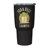 Disney Collection Star Wars Best Grandpa Yoda Says 27 oz Stainless Steel Travel Mug In Black