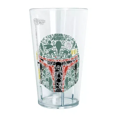 Disney Collection Star Wars Boba Icons 24 oz Tritan Cup 4pc Set In Transparent