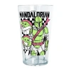 Disney Collection Star Wars Mando Checks 24 oz Tritan Cup 4pc Set In Transparent