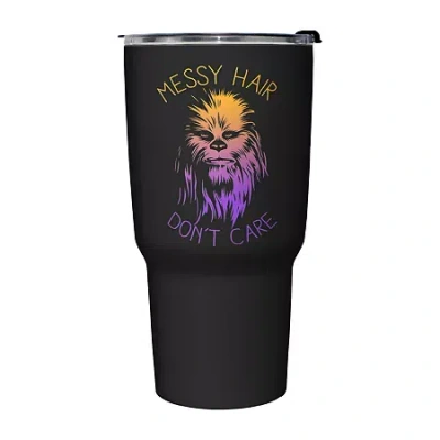 Disney Collection Star Wars Messy Hairs 27 oz Stainless Steel Travel Mug In Black