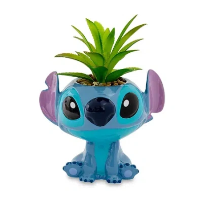 Disney Collection Stitch 4.5 Inch Planter In Multi