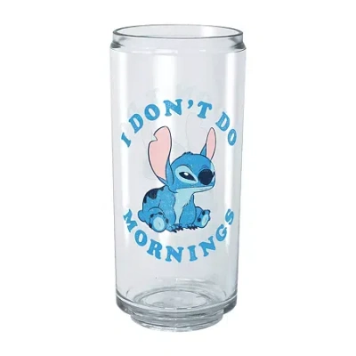 Disney Collection Stitch Mornings 16 oz Tritan Cup 2pc Set In Transparent