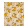 Disney Collection The Lion King Baby Blanket In Brown
