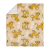 Disney Collection The Lion King Baby Blanket In Yellow