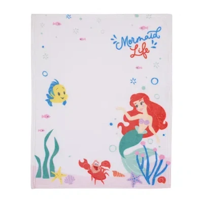 Disney Collection The Little Mermaid Baby Blanket In Multi
