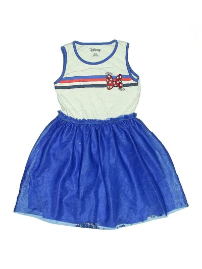 Pre-owned Disney Kids' Dress In Blue