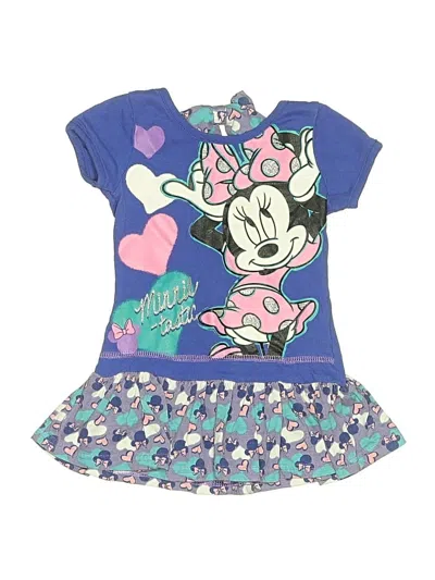 Pre-owned Disney Kids' Dress In Blue