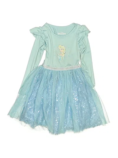Pre-owned Disney Kids' Dress In Blue