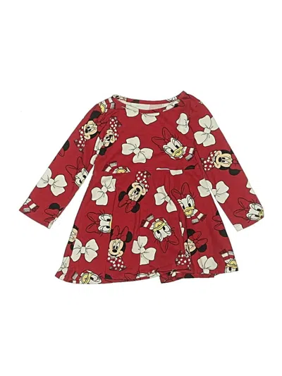 Pre-owned Disney Kids' Dress In Burgundy