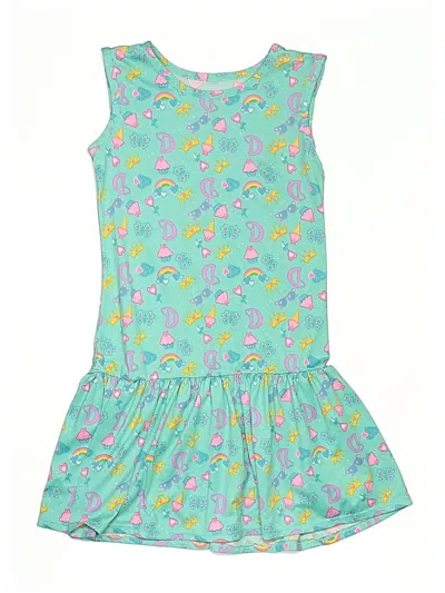 Pre-owned Disney Kids' Dress In Green