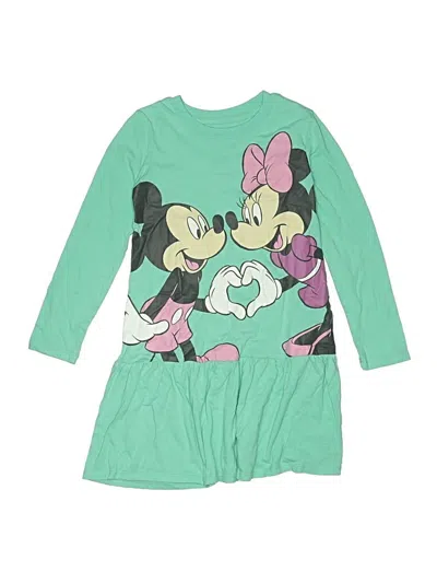 Pre-owned Disney Kids' Dress In Green