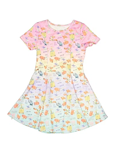 Pre-owned Disney Kids' Dress In Pink