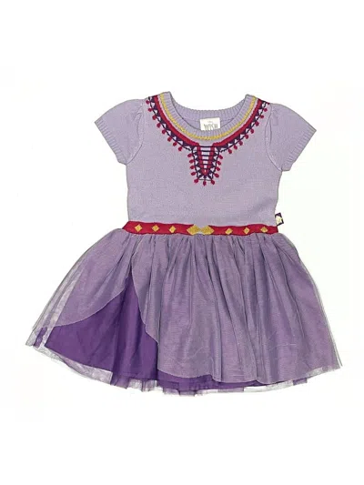 Pre-owned Disney Kids' Dress In Purple