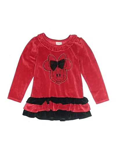 Pre-owned Disney Kids' Dress In Red