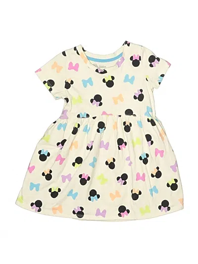 Pre-owned Disney Kids' Dress In White