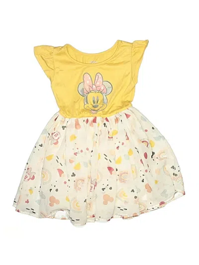 Pre-owned Disney Kids' Dress In Yellow