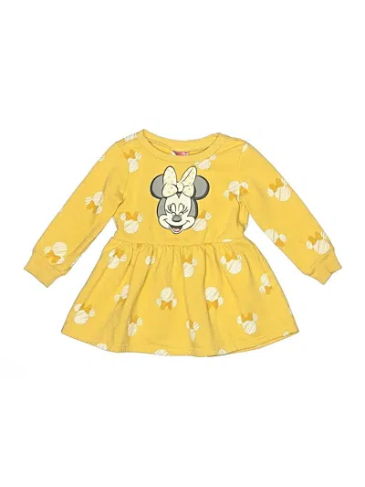 Pre-owned Disney Kids' Dress In Yellow