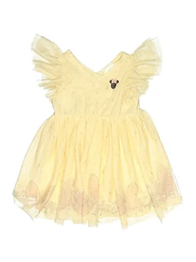 Pre-owned Disney Kids' Dress In Yellow