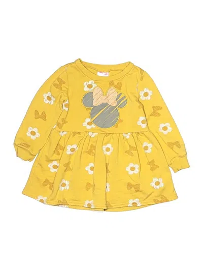 Pre-owned Disney Kids' Dress In Yellow