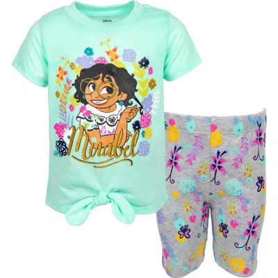 Disney Kids'  Encanto Mirabel 2-piece T-shirt And Bike Shorts Set In Multi