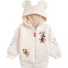 Disney Faux Shearling Hoodie In Neutral