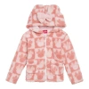 Disney Faux Shearling Hoodie In Pink