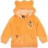 Disney Kids'  Faux Shearling Hoodie In Yellow