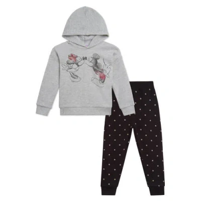Disney Kids'  Fleece Hoodie & Pants Set In Multi