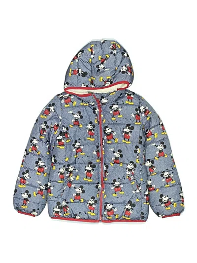 Pre-owned Disney For Baby Gap Kids' Snow Jacket In Blue
