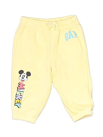 Pre-owned Disney For Baby Gap Babies' Sweatpants In Yellow
