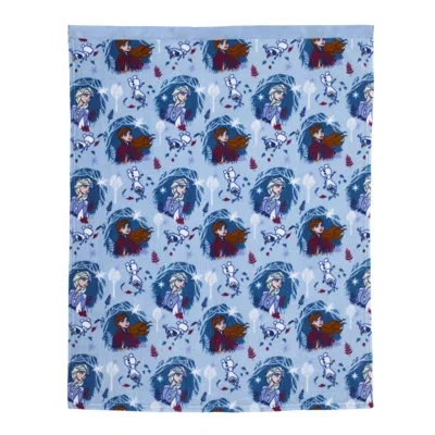Disney Frozen 2 - Magical Journey - Super Soft Baby Blanket In Blue;lavender
