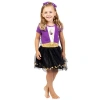 Disney Kids'  Frozen Cosplay Short Sleeve Dress & Headband Set In Black