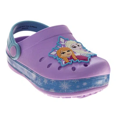 Disney Babies'  Frozen Elsa And Anna Clogs In Purple
