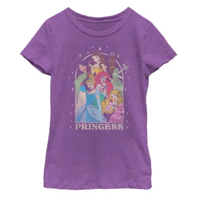 Disney Kids' Girl's  Princess Arch Graphic T-shirt In Purple Berry