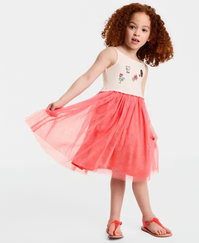 Disney Kids' Girls' 2t-6x Moana Sleeveless Dress In Multi