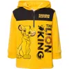 Disney Half Zip Hoodie In Yellow