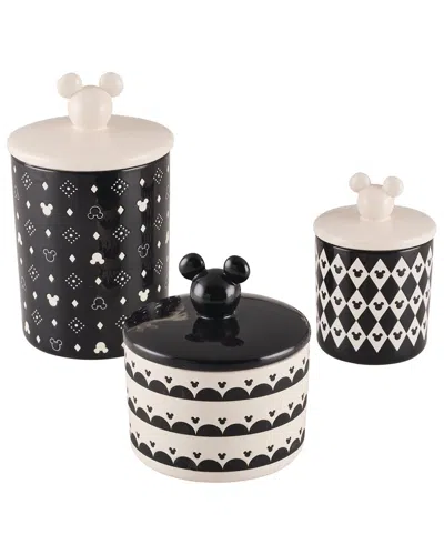 Disney Home 3pc Ceramic Jar Set In Multi