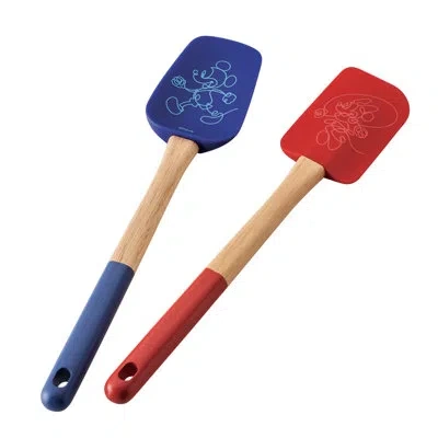 Disney Home Bon Voyage Kitchen Silicone Spatula And Spoonula Set, 2 Piece, Mixed Colors In Other